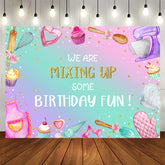 Pink Purple Gradient Cake Smash Hintergrund